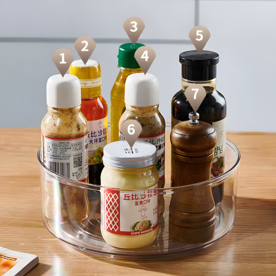 Rotating Plastic Organizer